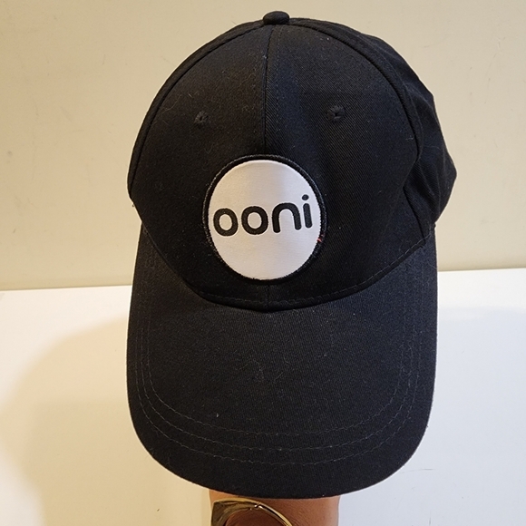 OONI unisex black Cotton Adjustable Baseball hat OS - Picture 1 of 10